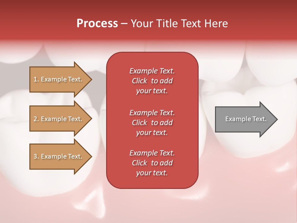 Model Teeth Gum PowerPoint Template