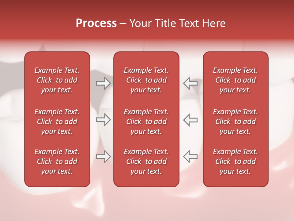 Model Teeth Gum PowerPoint Template