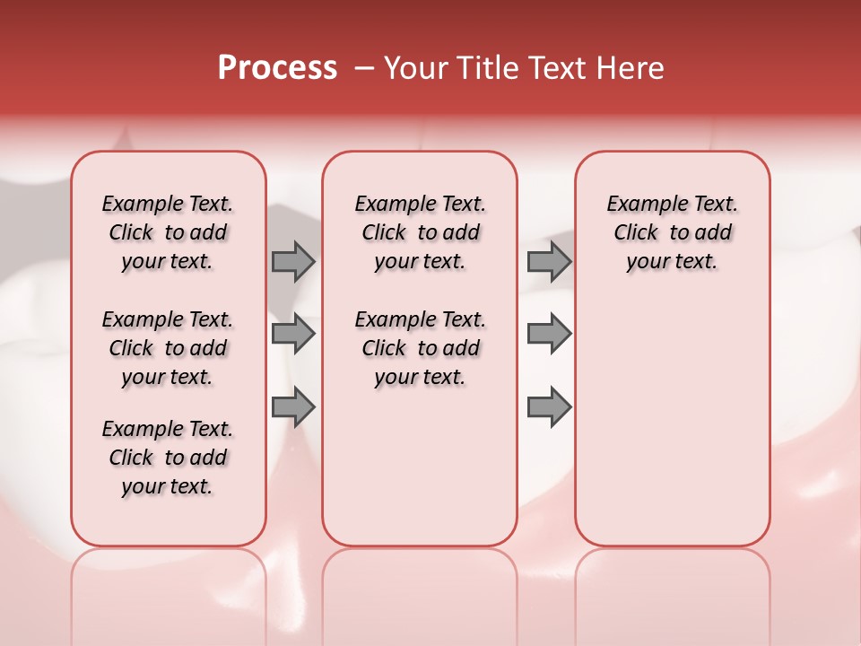 Model Teeth Gum PowerPoint Template