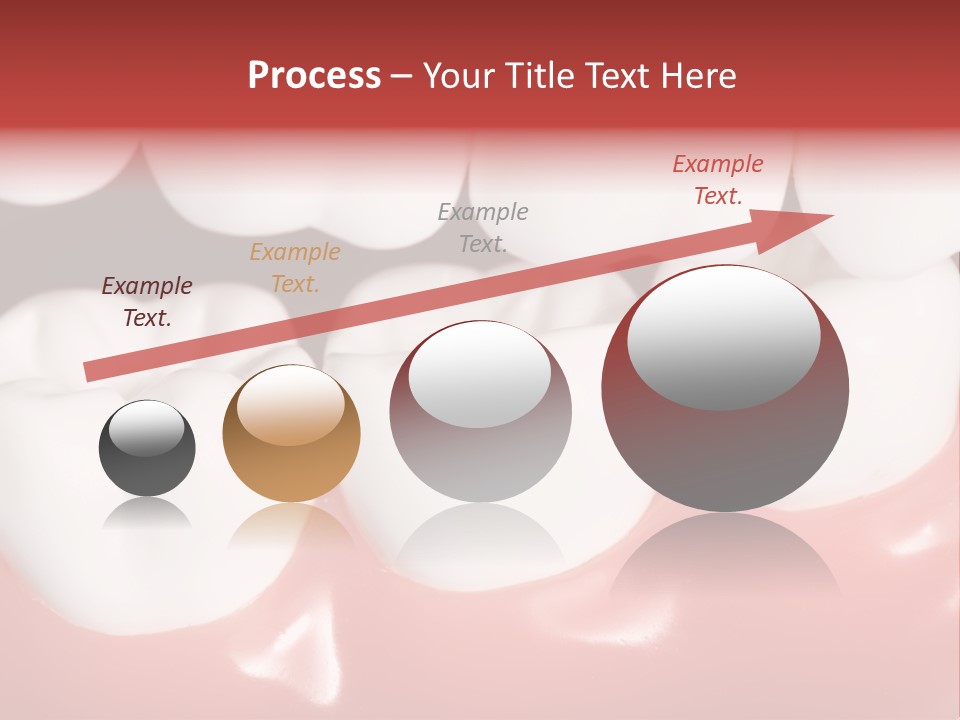 Model Teeth Gum PowerPoint Template