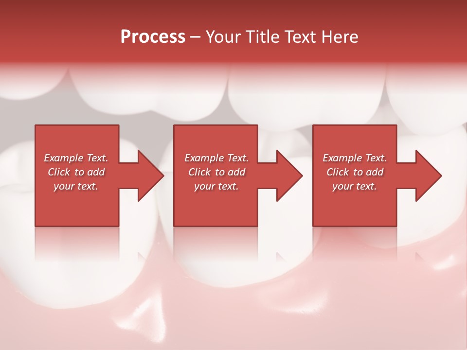Model Teeth Gum PowerPoint Template