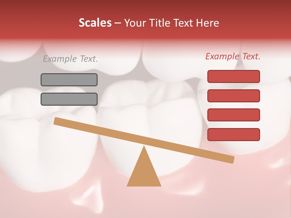 Model Teeth Gum PowerPoint Template
