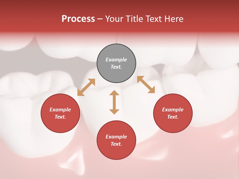 Model Teeth Gum PowerPoint Template