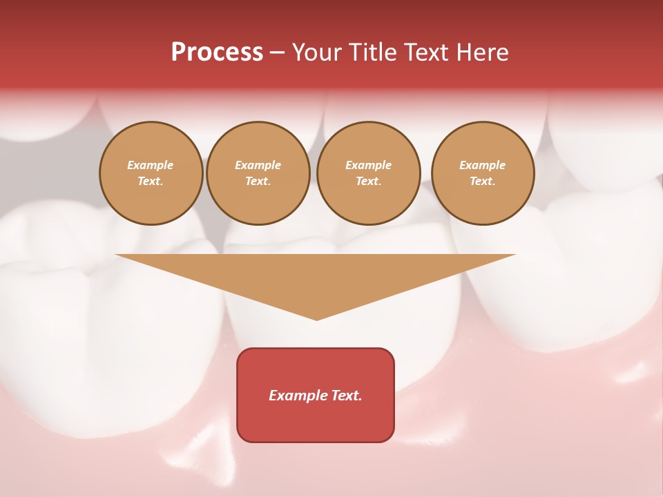 Model Teeth Gum PowerPoint Template