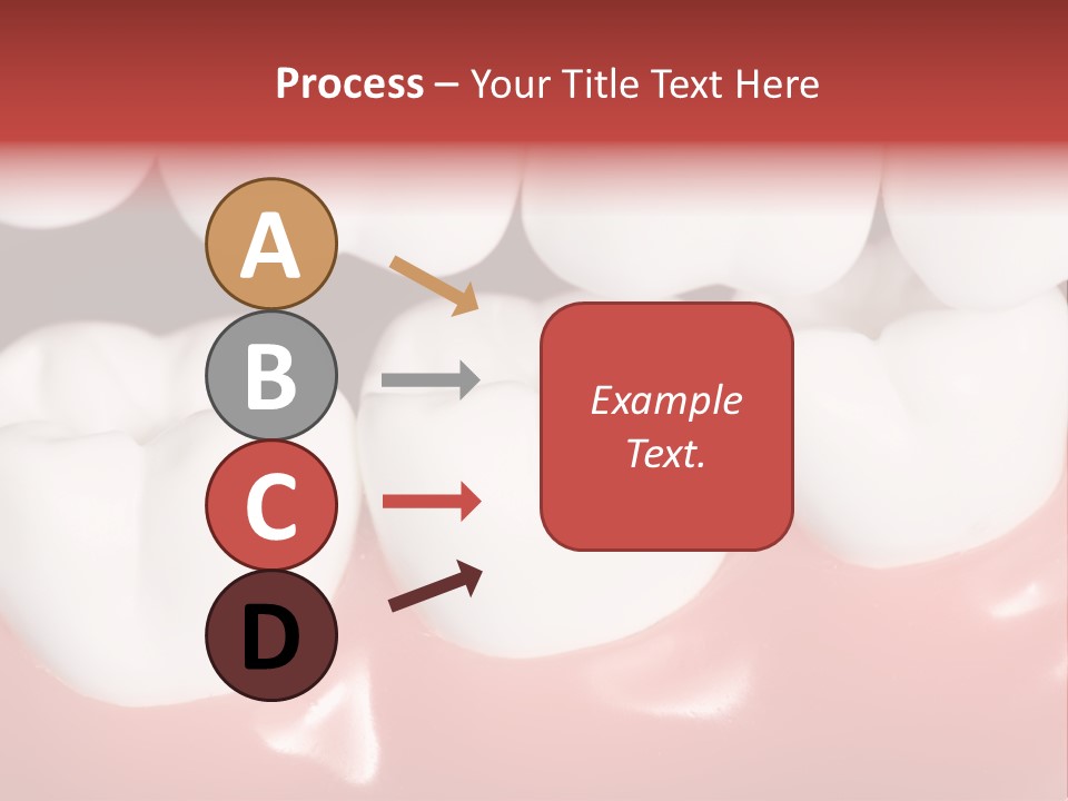 Model Teeth Gum PowerPoint Template