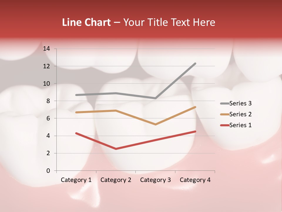 Model Teeth Gum PowerPoint Template