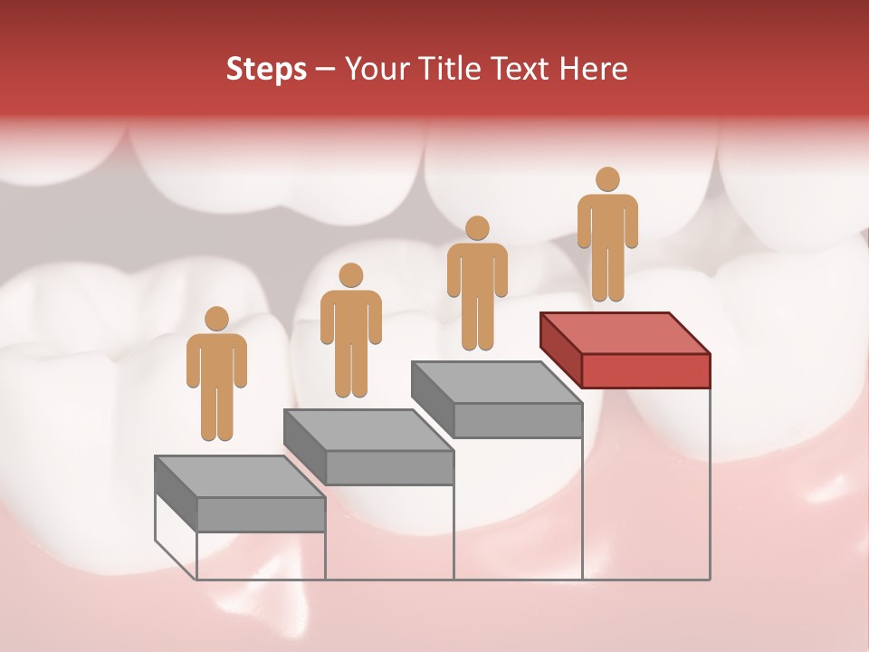 Model Teeth Gum PowerPoint Template