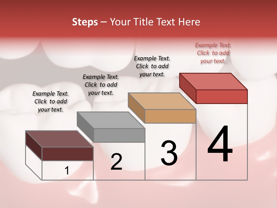 Model Teeth Gum PowerPoint Template