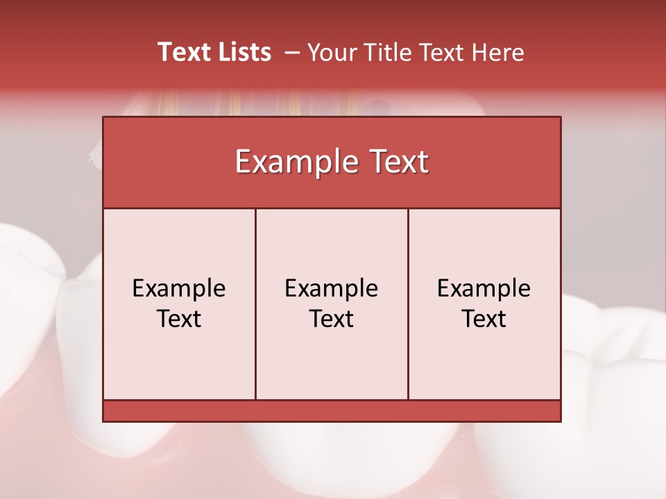 Hygiene Dentistry Tool PowerPoint Template