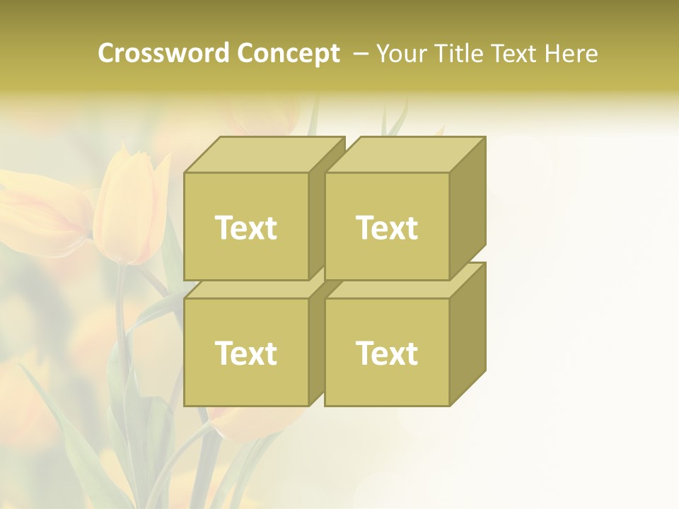 Nature Blossom Living Plant PowerPoint Template