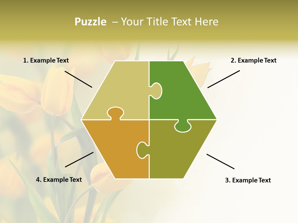 Nature Blossom Living Plant PowerPoint Template