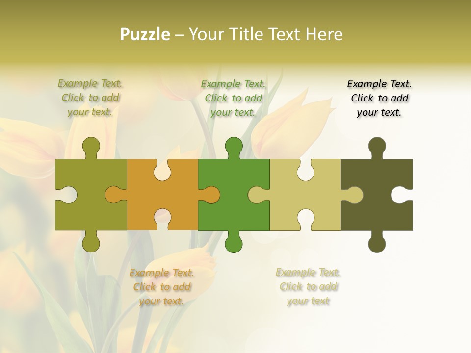 Nature Blossom Living Plant PowerPoint Template