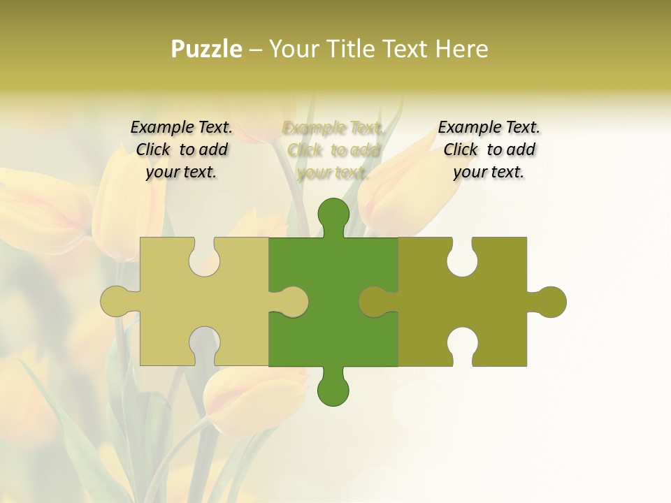 Nature Blossom Living Plant PowerPoint Template