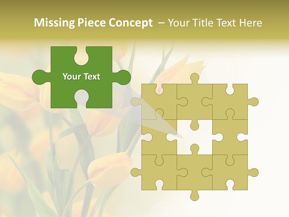 Nature Blossom Living Plant PowerPoint Template