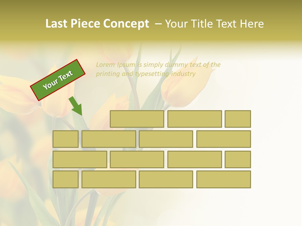 Nature Blossom Living Plant PowerPoint Template