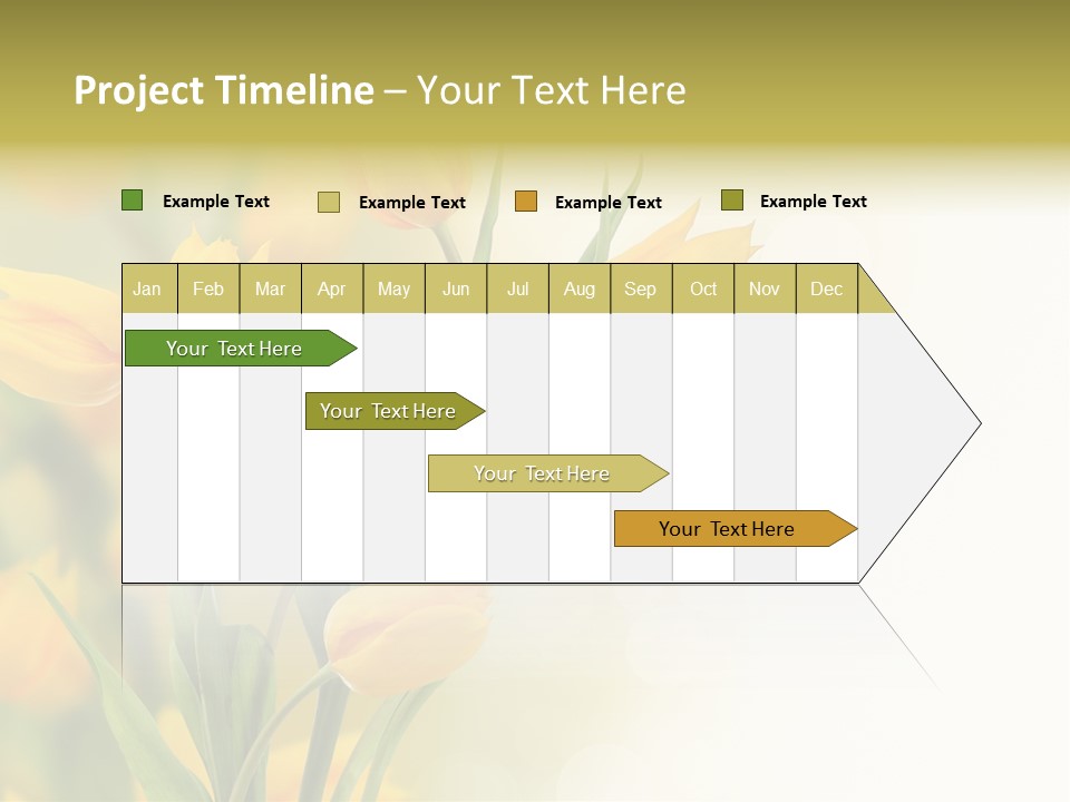Nature Blossom Living Plant PowerPoint Template