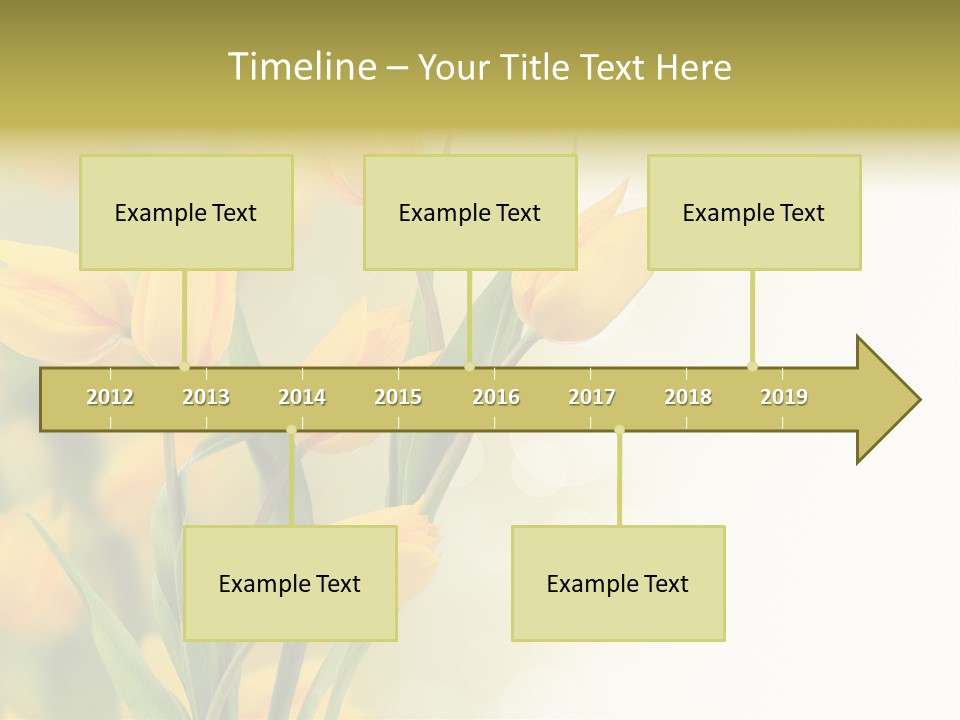 Nature Blossom Living Plant PowerPoint Template