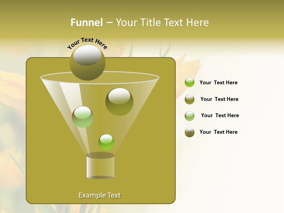 Nature Blossom Living Plant PowerPoint Template