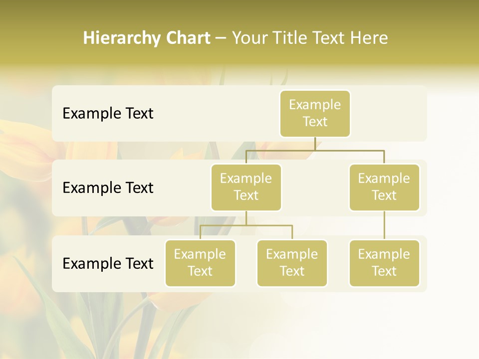 Nature Blossom Living Plant PowerPoint Template