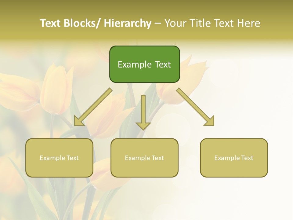 Nature Blossom Living Plant PowerPoint Template