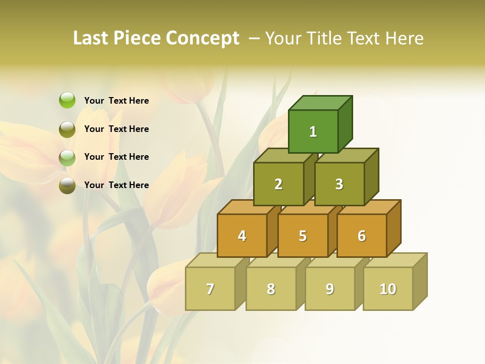 Nature Blossom Living Plant PowerPoint Template