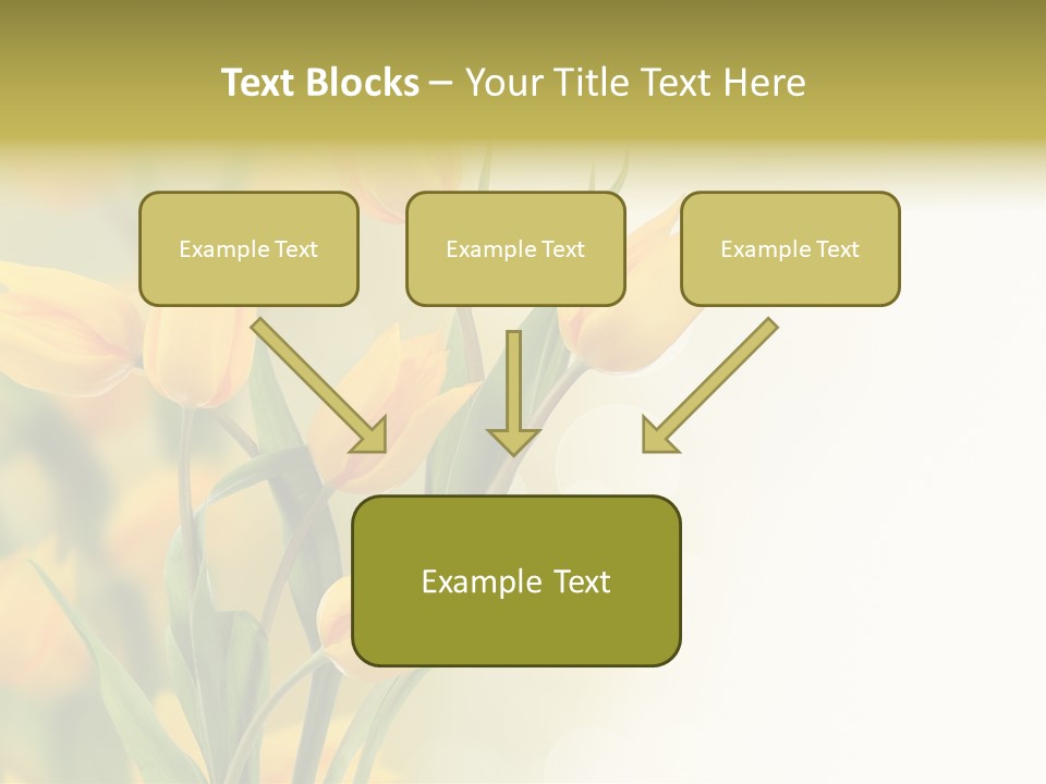 Nature Blossom Living Plant PowerPoint Template