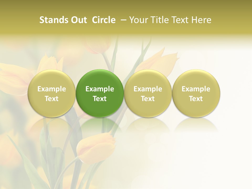 Nature Blossom Living Plant PowerPoint Template
