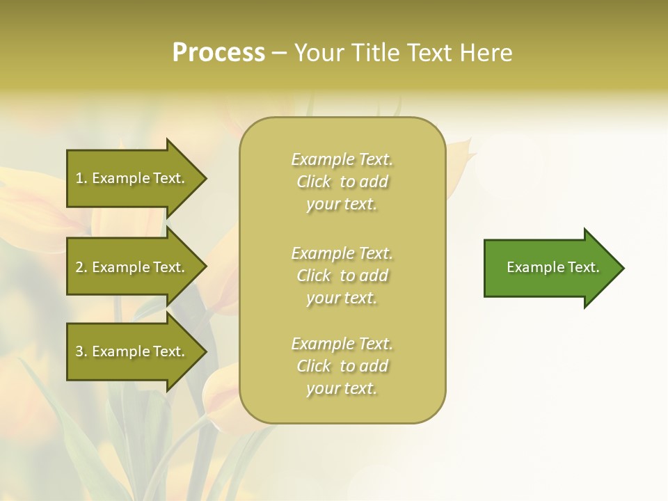 Nature Blossom Living Plant PowerPoint Template