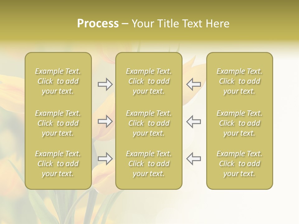 Nature Blossom Living Plant PowerPoint Template