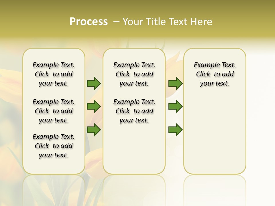 Nature Blossom Living Plant PowerPoint Template
