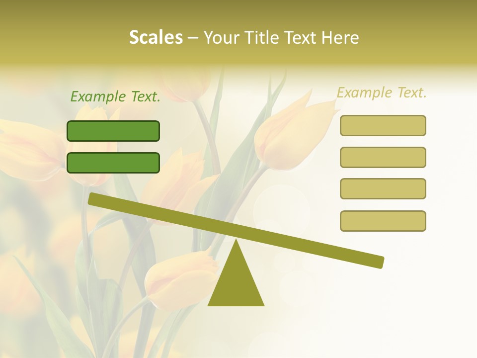 Nature Blossom Living Plant PowerPoint Template