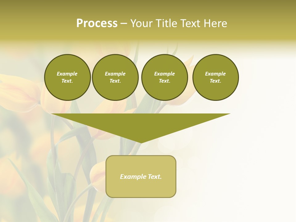 Nature Blossom Living Plant PowerPoint Template