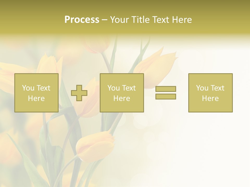 Nature Blossom Living Plant PowerPoint Template