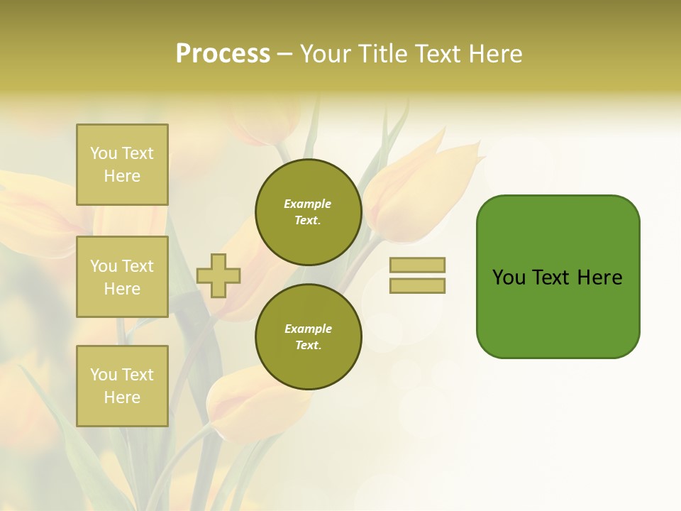 Nature Blossom Living Plant PowerPoint Template