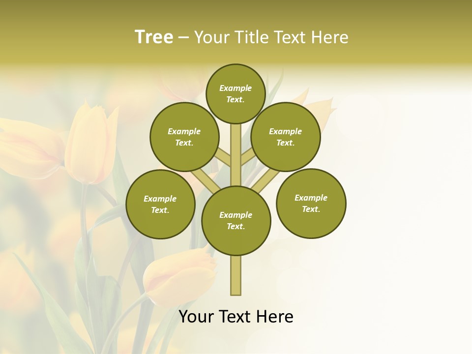 Nature Blossom Living Plant PowerPoint Template