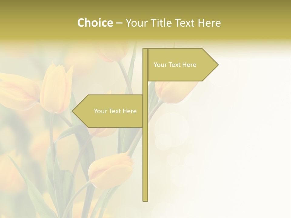Nature Blossom Living Plant PowerPoint Template