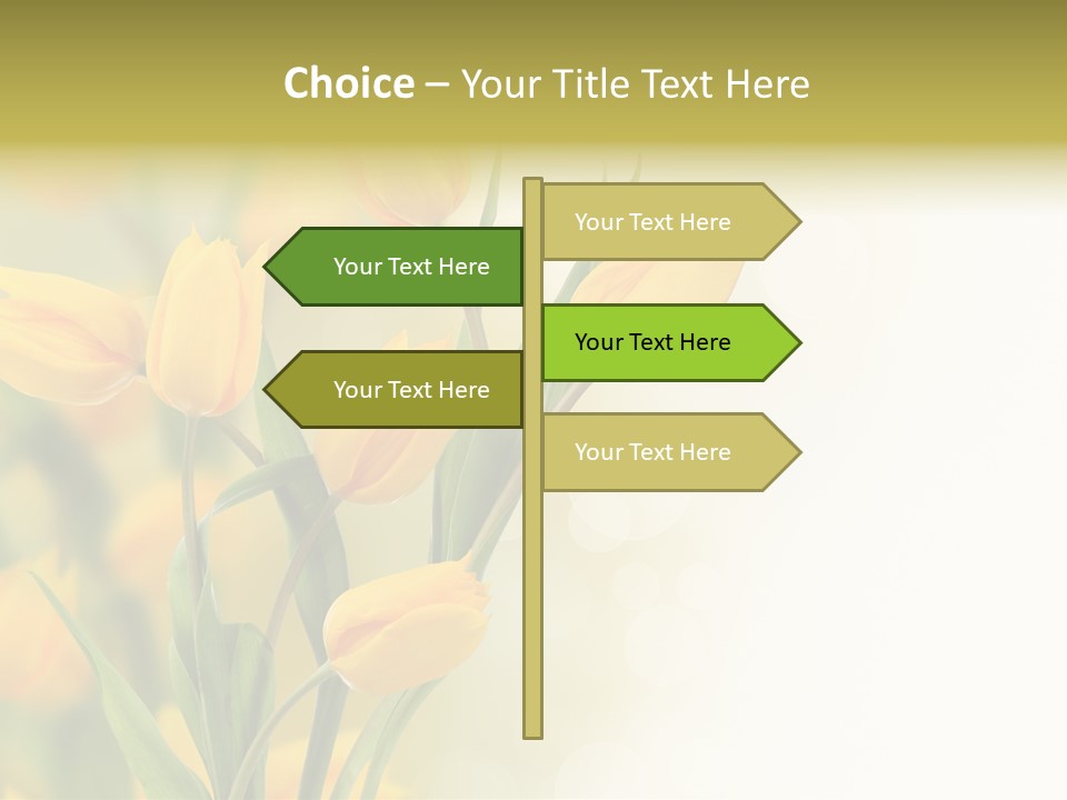 Nature Blossom Living Plant PowerPoint Template