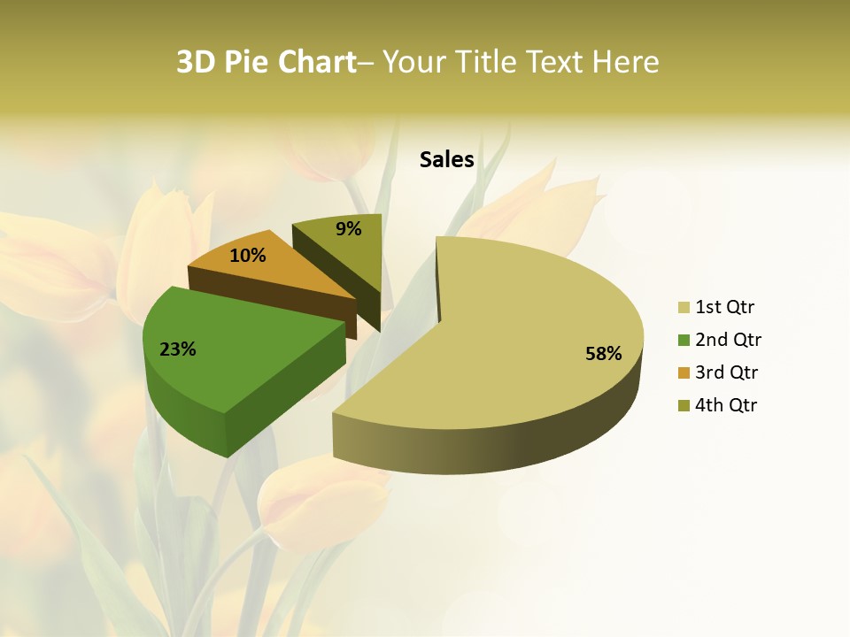 Nature Blossom Living Plant PowerPoint Template