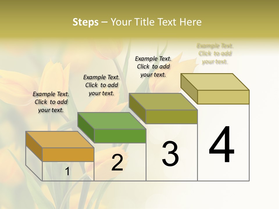 Nature Blossom Living Plant PowerPoint Template