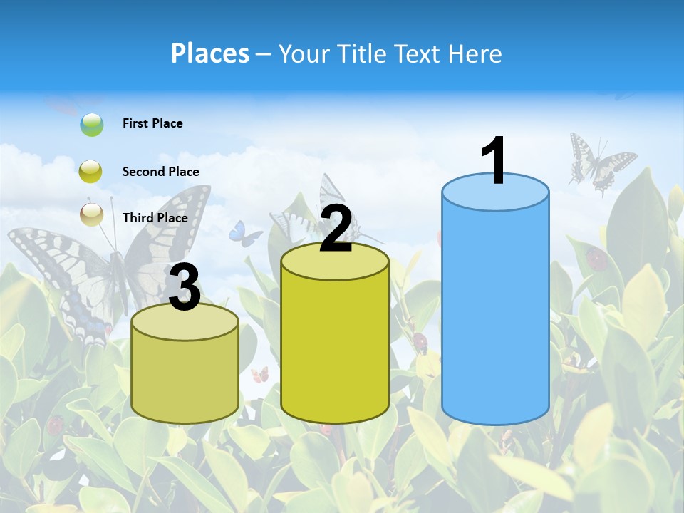 Fly Environment Ladybug PowerPoint Template