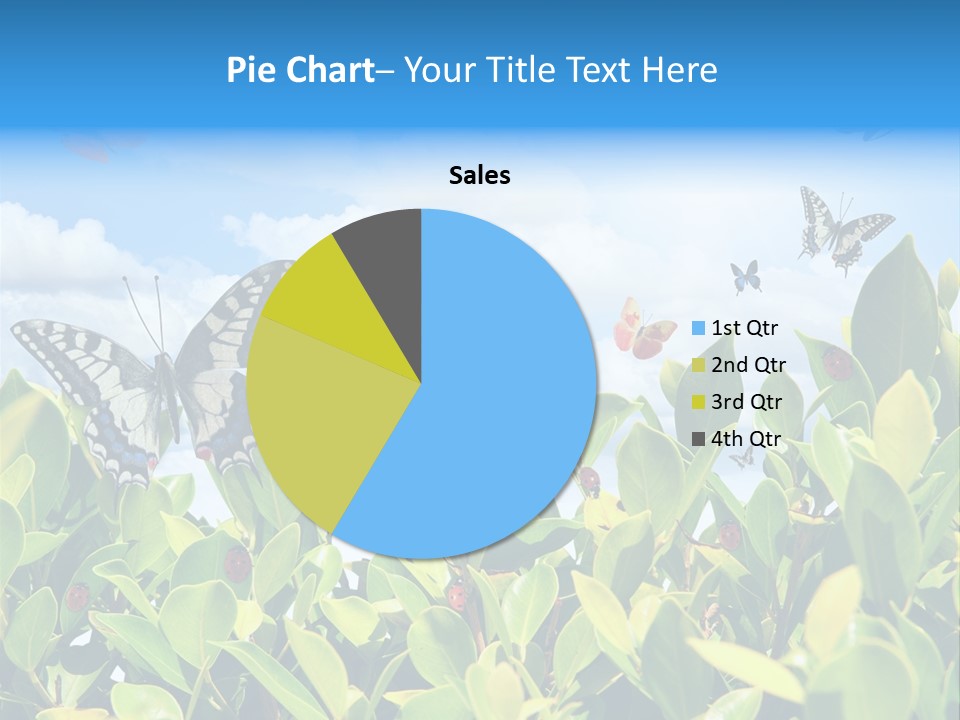 Fly Environment Ladybug PowerPoint Template