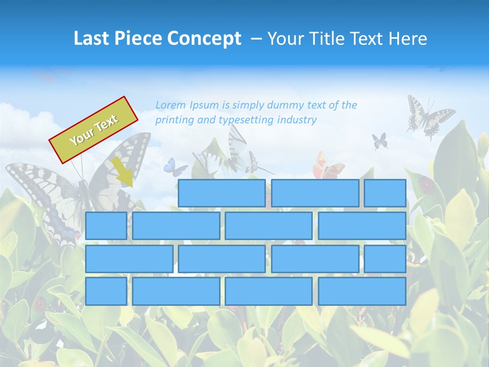 Fly Environment Ladybug PowerPoint Template