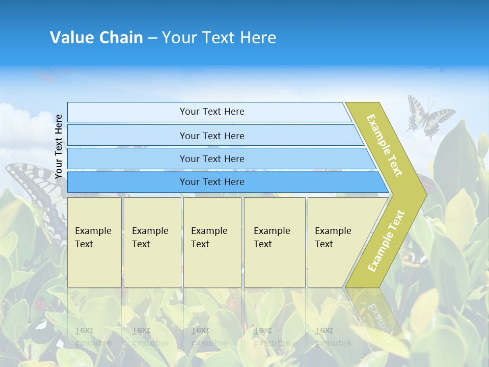 Fly Environment Ladybug PowerPoint Template