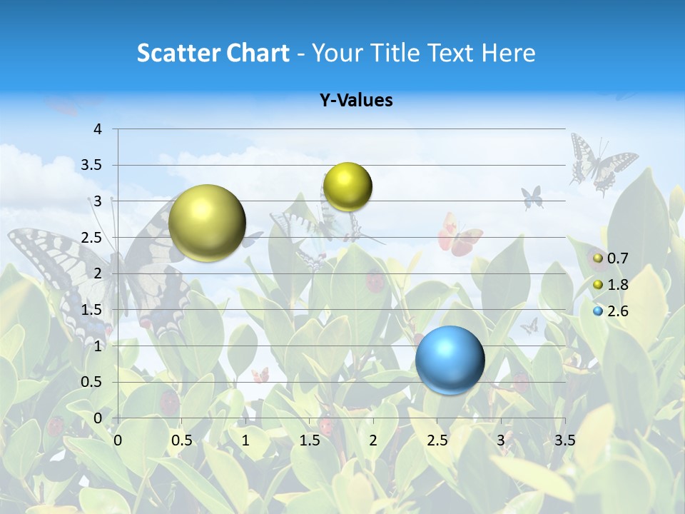 Fly Environment Ladybug PowerPoint Template
