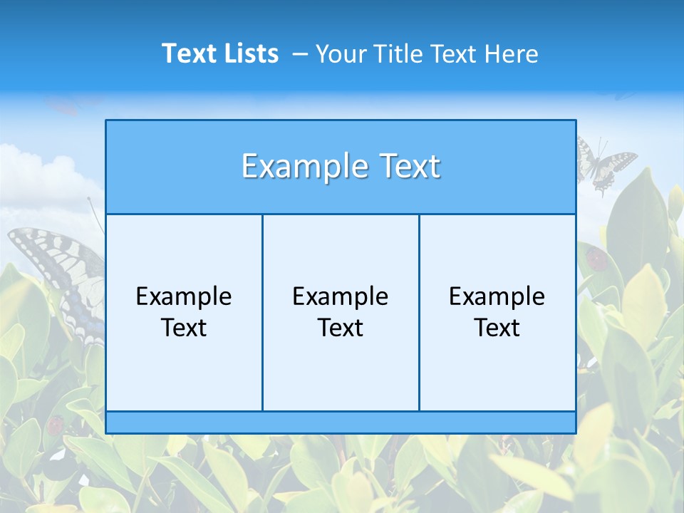 Fly Environment Ladybug PowerPoint Template