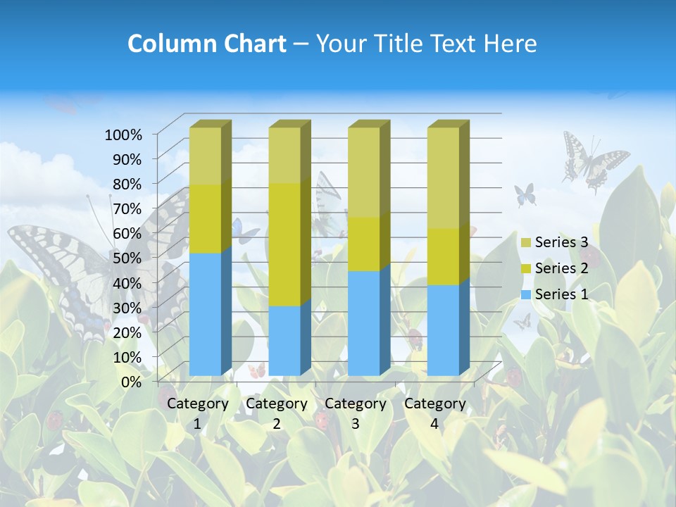 Fly Environment Ladybug PowerPoint Template