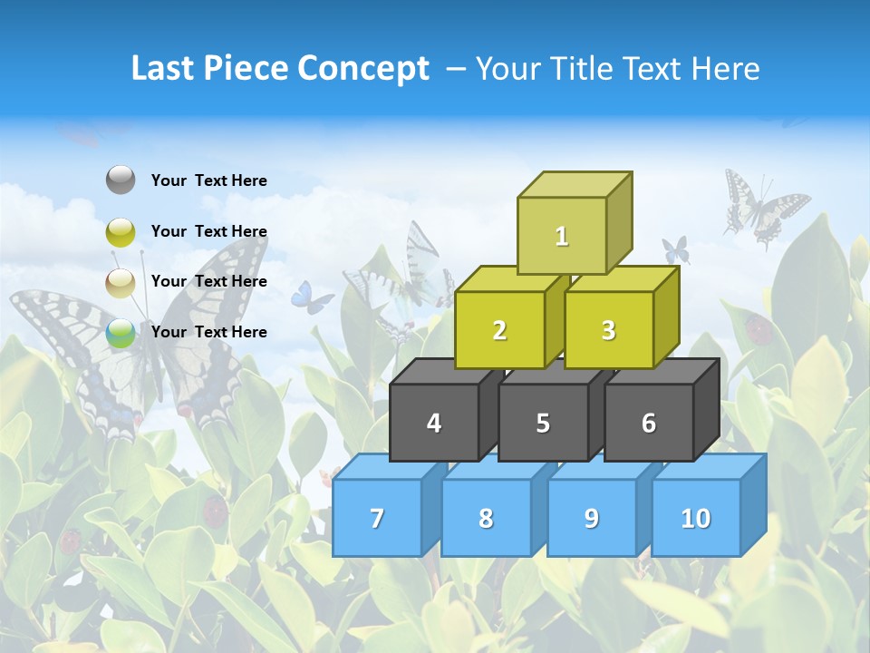 Fly Environment Ladybug PowerPoint Template