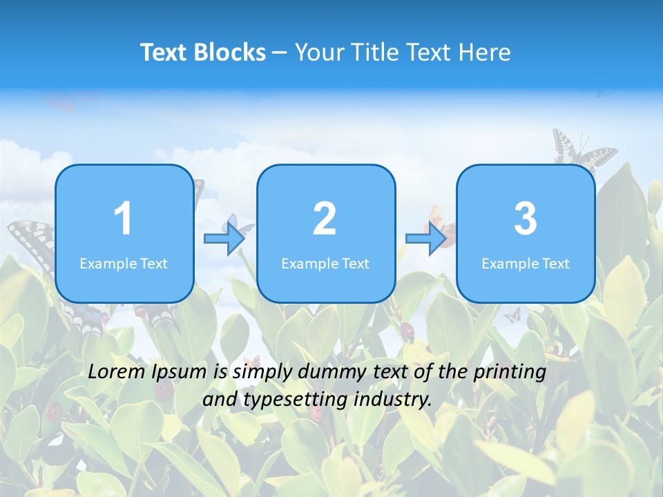 Fly Environment Ladybug PowerPoint Template