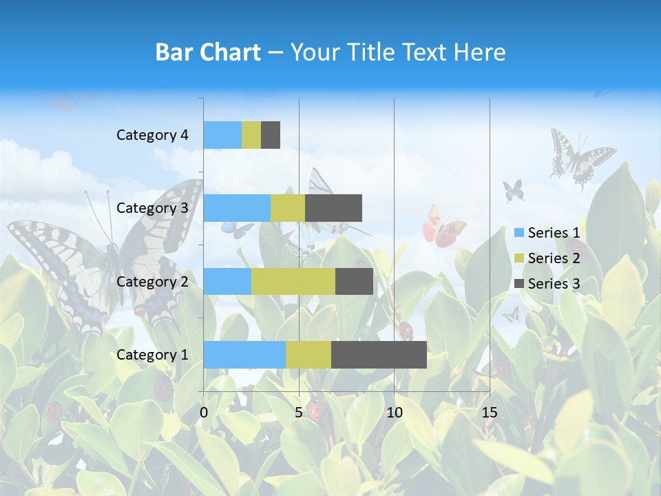 Fly Environment Ladybug PowerPoint Template