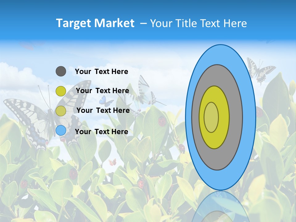 Fly Environment Ladybug PowerPoint Template